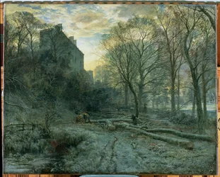 Winton House, East Lothian: a Frosty Morning, 1872